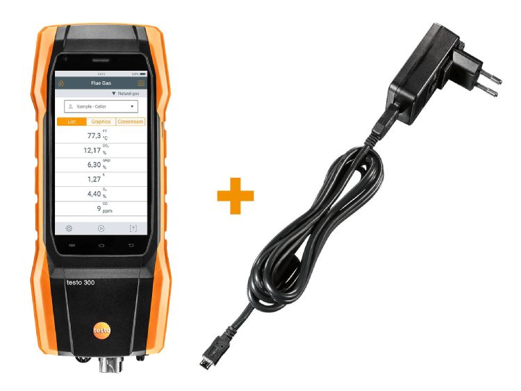 testo 300 - 煙氣分析儀通用型基礎款